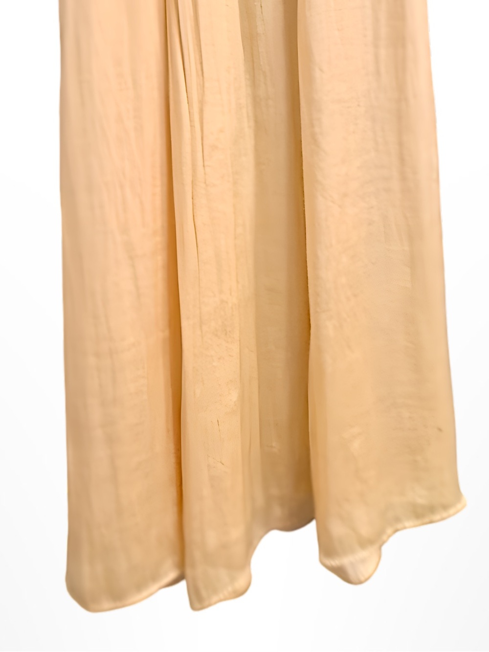 Valerie Stevens Boho Printed Elastic Waist Silk Blend Maxi Skirt Yellow XL - Picture 12 of 16